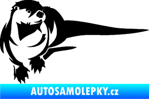 Samolepka Vydra 001 pravá černá