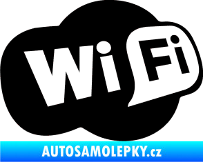 Samolepka Wifi 002 černá