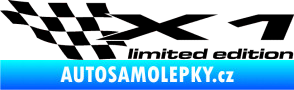 Samolepka X1 limited edition levá černá