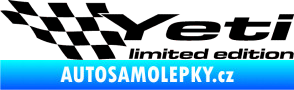 Samolepka Yeti limited edition levá černá