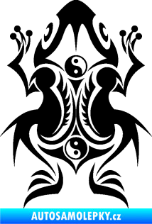 Samolepka Žába 001 černá