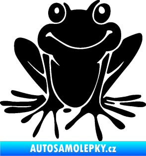 Samolepka Žába 008 pravá černá