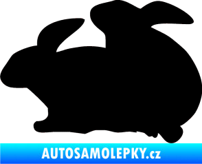 Samolepka Zajíci sex levá černá