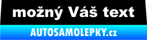Samolepka Zetor - přední černá