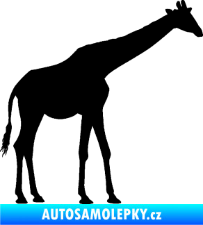 Samolepka Žirafa 002 pravá černá