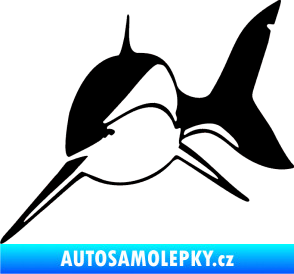 Samolepka Žralok 004 levá černá