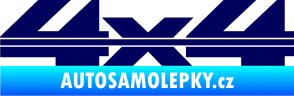 Samolepka 4x4 varianta 004 tmavě modrá
