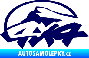 Samolepka 4x4 varianta 005 tmavě modrá