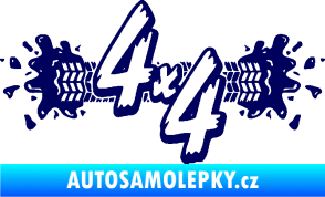 Samolepka 4x4 varianta 023 tmavě modrá