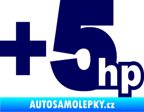 Samolepka + 5hp 003 tmavě modrá