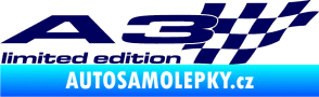 Samolepka A3 limited edition pravá tmavě modrá