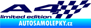 Samolepka A4 limited edition pravá tmavě modrá