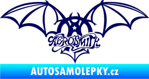 Samolepka Aerosmith 001 tmavě modrá
