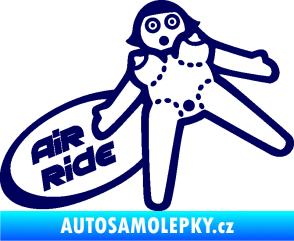 Samolepka Air ride jízda tmavě modrá