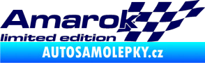 Samolepka Amarok limited edition pravá tmavě modrá