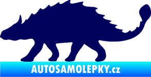 Samolepka Ankylosaurus 001 levá tmavě modrá