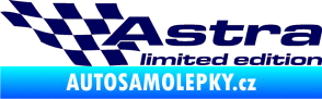 Samolepka Astra limited edition levá tmavě modrá