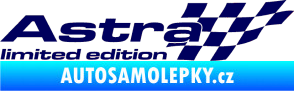 Samolepka Astra limited edition pravá tmavě modrá