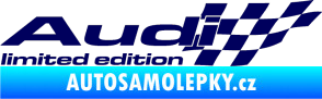 Samolepka Audi limited edition pravá tmavě modrá