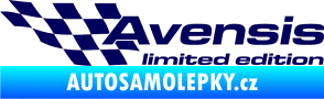 Samolepka Avensis limited edition levá tmavě modrá