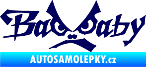 Samolepka Bad Baby tmavě modrá