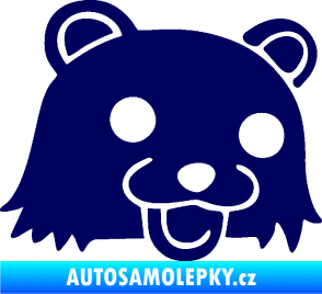 Samolepka Bear pravá tmavě modrá