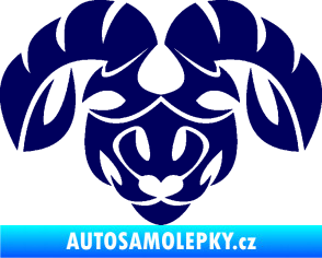 Samolepka Beran zvěrokruh 003  tmavě modrá