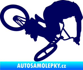 Samolepka Biker 001 pravá tmavě modrá