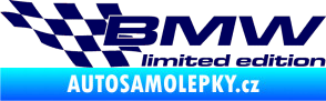 Samolepka BMW limited edition levá tmavě modrá