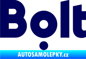 Samolepka Bolt - taxi tmavě modrá