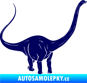 Samolepka Brachiosaurus 002 pravá tmavě modrá