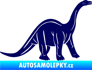 Samolepka Brachiosaurus 003 pravá tmavě modrá
