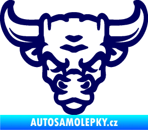 Samolepka Býk 012 tmavě modrá