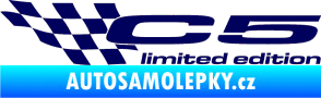 Samolepka C5 limited edition levá tmavě modrá