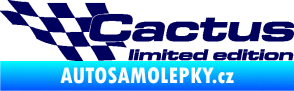 Samolepka Cactus limited edition levá tmavě modrá