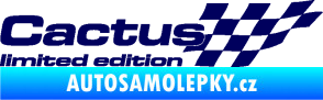 Samolepka Cactus limited edition pravá tmavě modrá