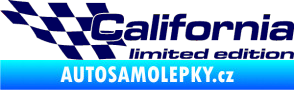 Samolepka California limited edition levá tmavě modrá