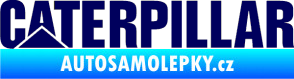 Samolepka Caterpillar - jedna barva tmavě modrá