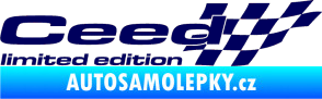 Samolepka Ceed limited edition pravá tmavě modrá