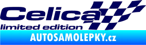 Samolepka Celica limited edition pravá švestkově modrá