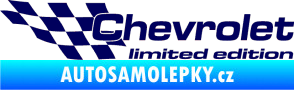 Samolepka Chevrolet limited edition levá švestkově modrá
