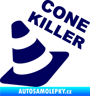 Samolepka Cone killer  tmavě modrá