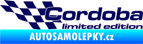 Samolepka Cordoba limited edition levá tmavě modrá
