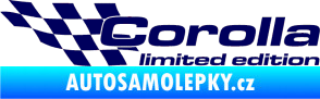 Samolepka Corolla limited edition levá tmavě modrá