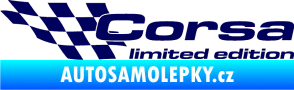 Samolepka Corsa limited edition levá tmavě modrá