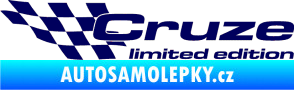 Samolepka Cruze limited edition levá tmavě modrá
