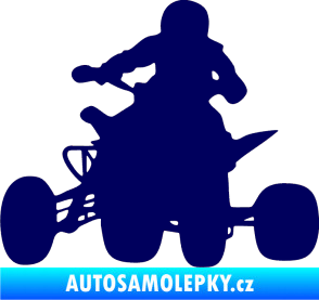 Samolepka Čtyřkolka 002 levá tmavě modrá