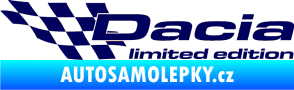 Samolepka Dacia limited edition levá tmavě modrá