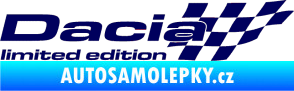 Samolepka Dacia limited edition pravá tmavě modrá