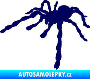 Samolepka Pavouk 013 - levá tmavě modrá